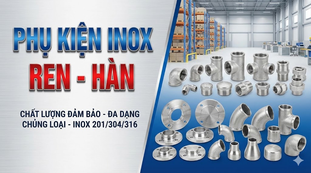 PHỤ KIỆN INOX REN - HÀN
